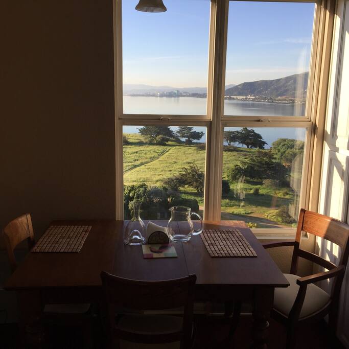 Table in Shared Kitchen