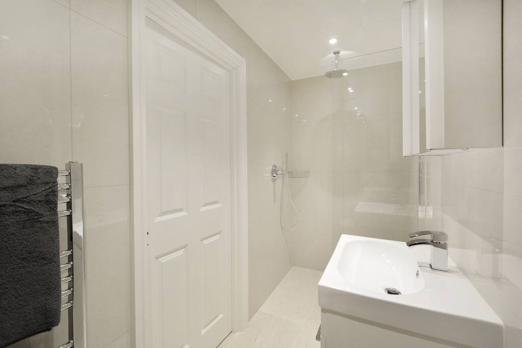 the shower room