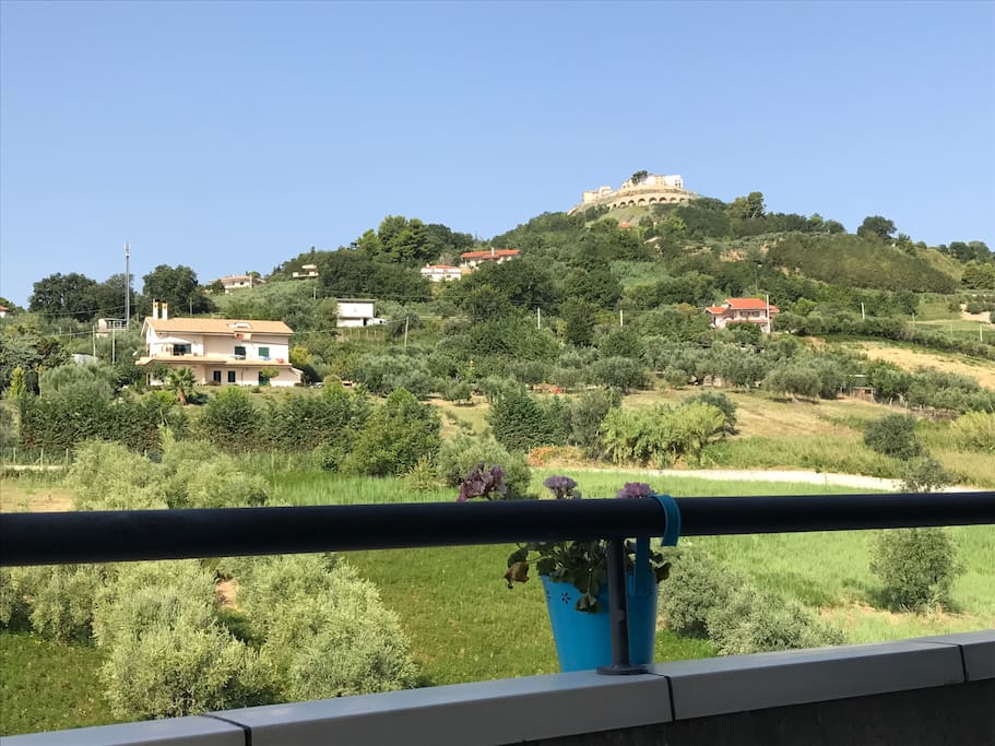 Vista collina dal terrazzo