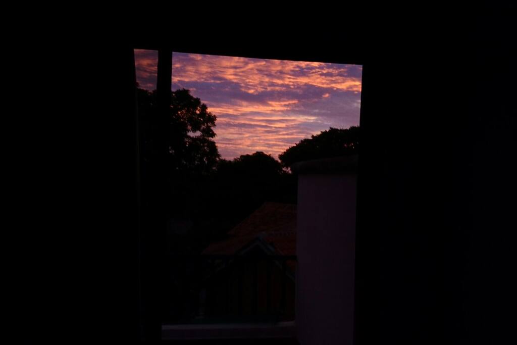 atardecer desde la habitacion