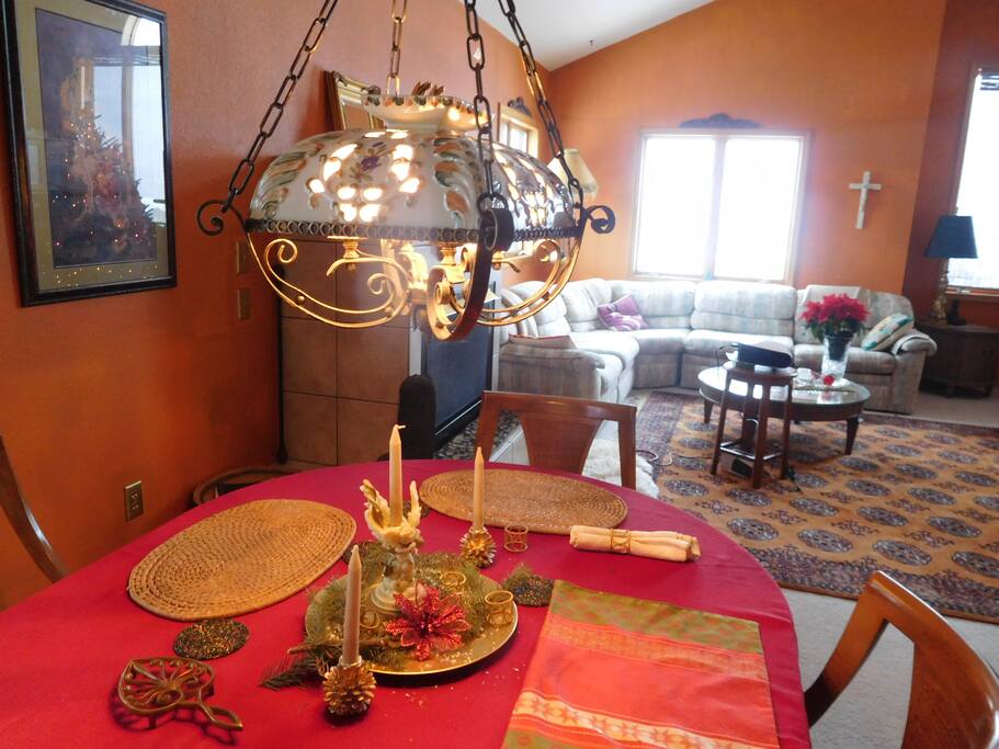Upper level formal dining area