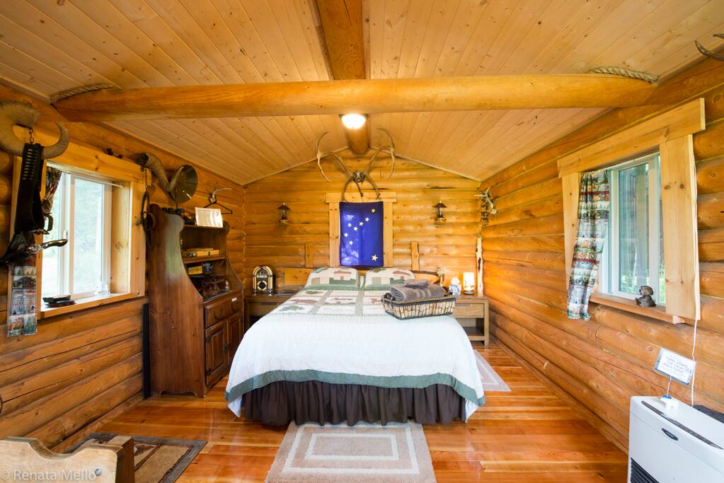 Comfortable queen size bed for a good night's rest!