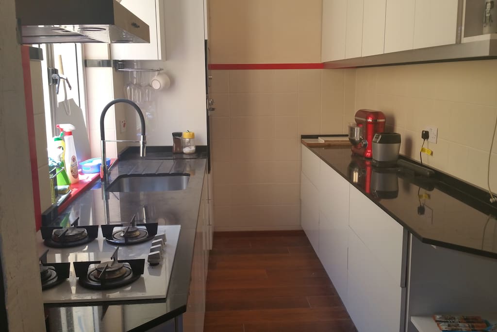 Modern fully equipped kitchen