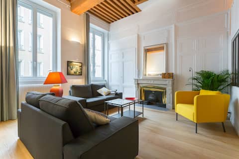 Top Airbnb: 65 m² duplex near Tête d'Or Park. in Lyon 6e Arrondissement