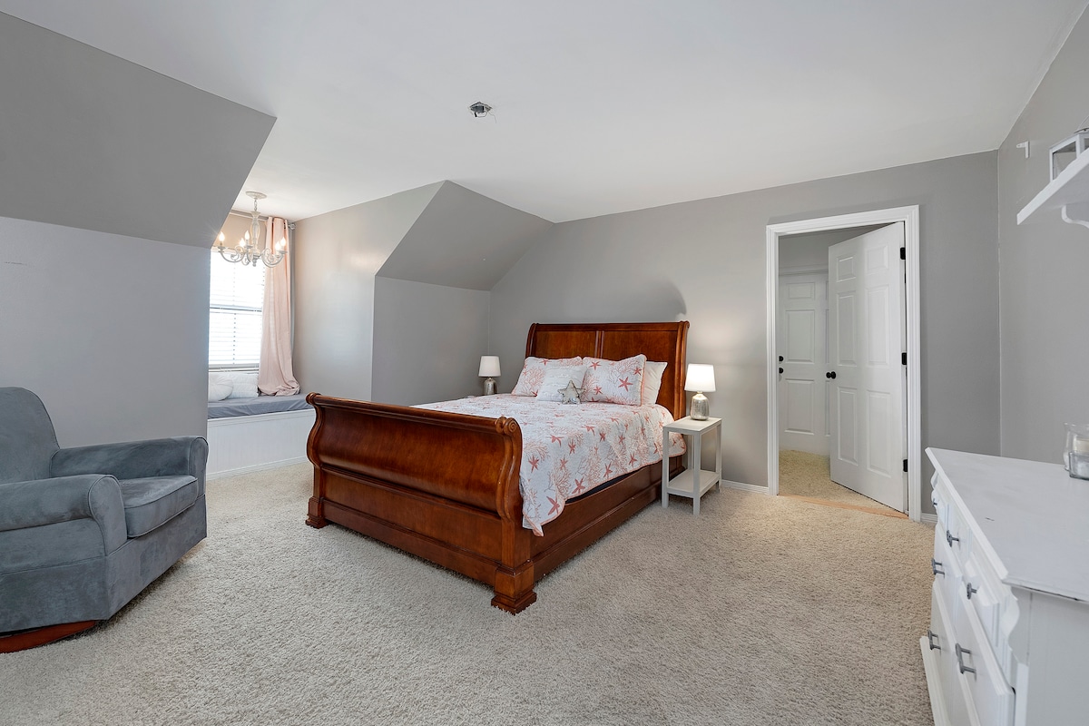 Spálňa č.3 veľká manželská posteľ s pripojenou detskou izbou 
