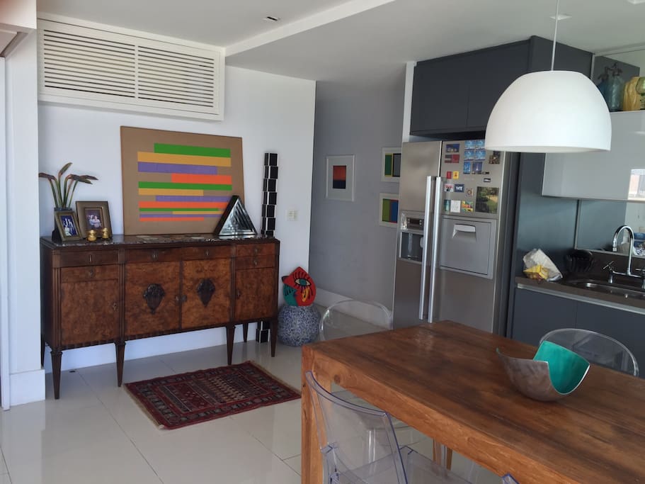 Sala Jantar e Cozinha Integrados