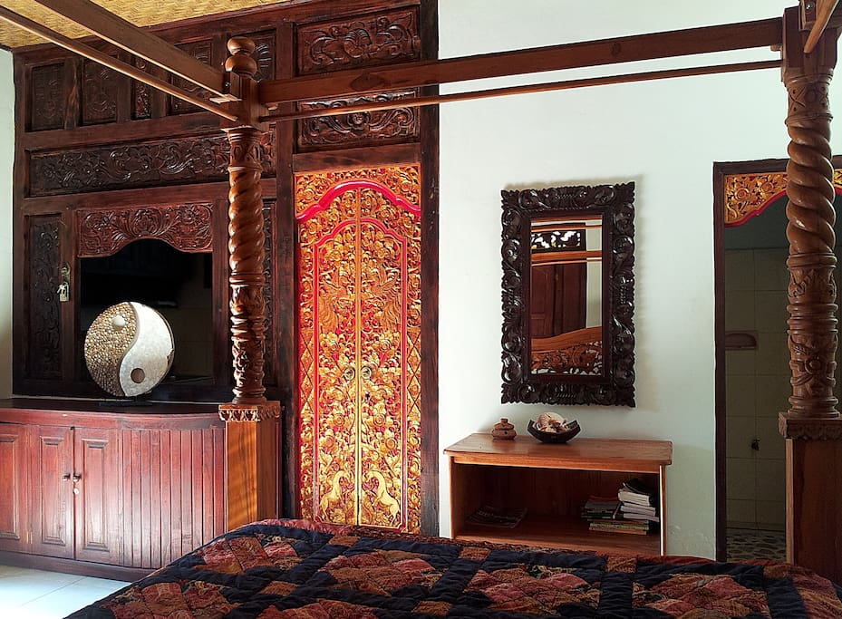 Bedroom with storage space