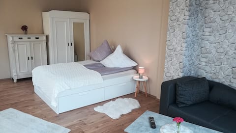 Vacation apartment in a small half-timbered town