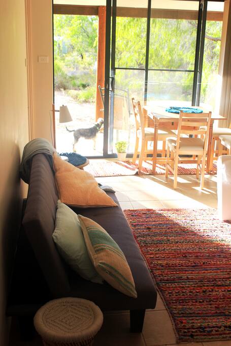 Enjoy the morning sun, inside and out