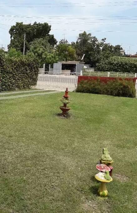 Vista frontal del alojamiento