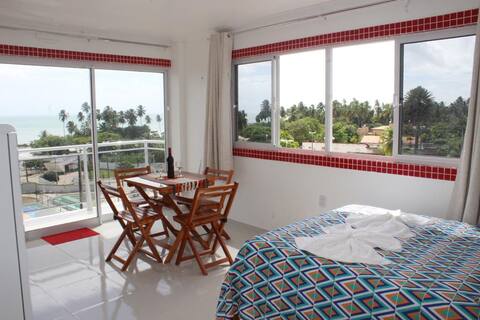 Flat Mobilado with sea view
( EvaMar Building)