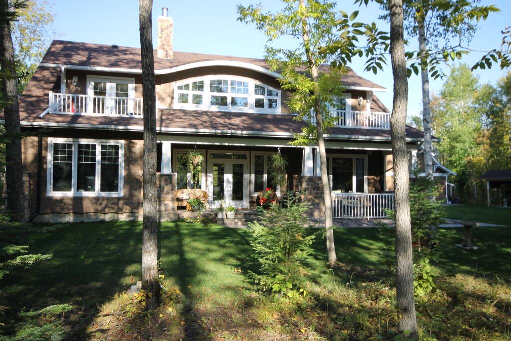 The view of our home from the 17th green on the golf course...