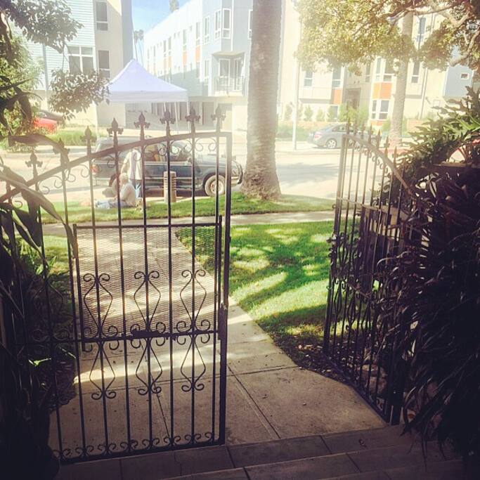 Entrance to Bungalow.