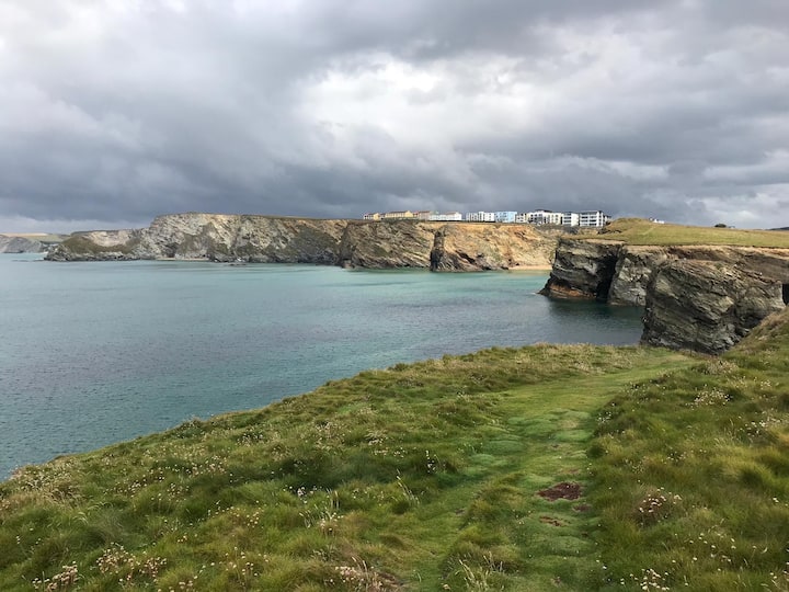 Sea View Apartment Porth Flats for Rent in Newquay , Cornwall, United