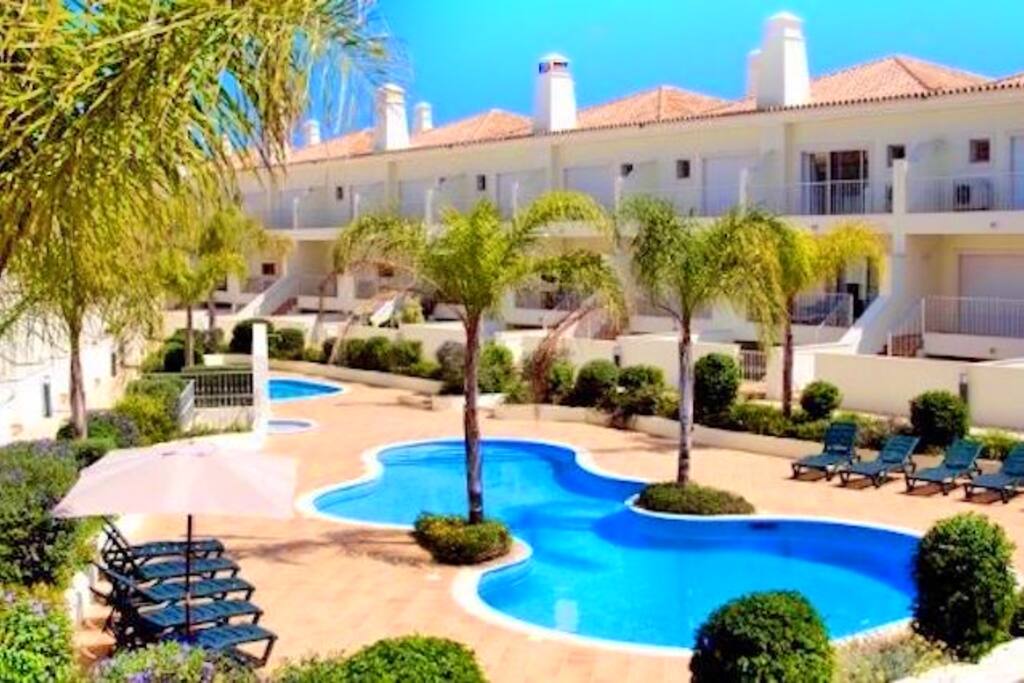 Garden and Pool Area