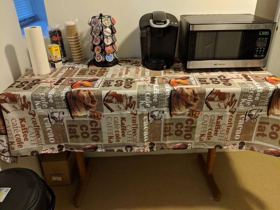 Complimentary Coffee and Tea