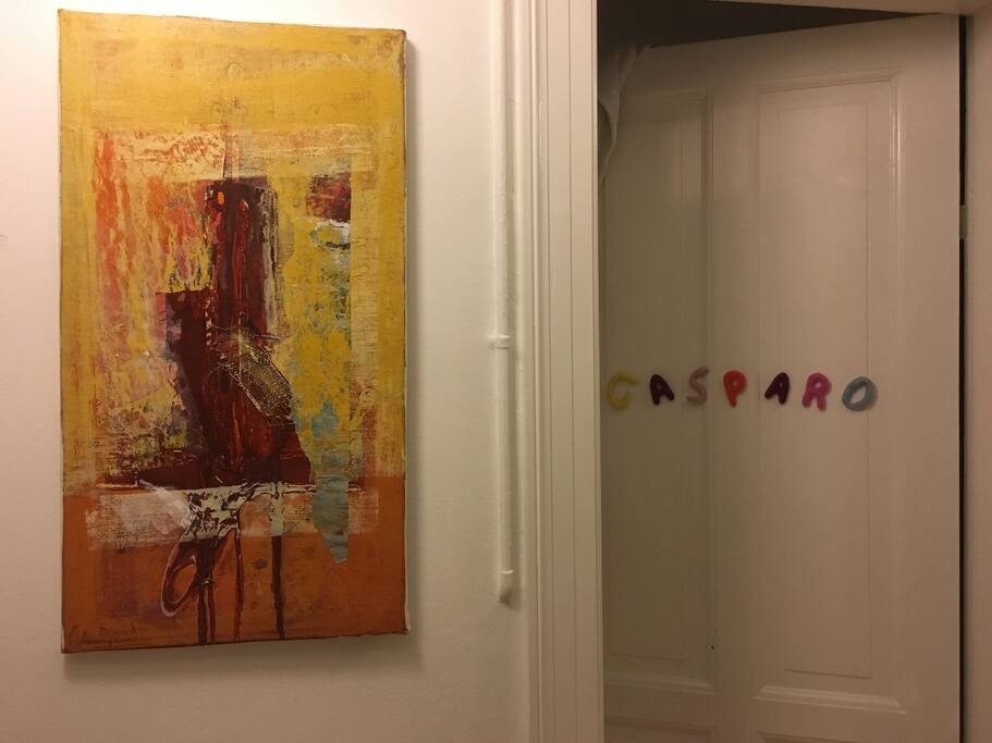 corridor, door entrance to child room