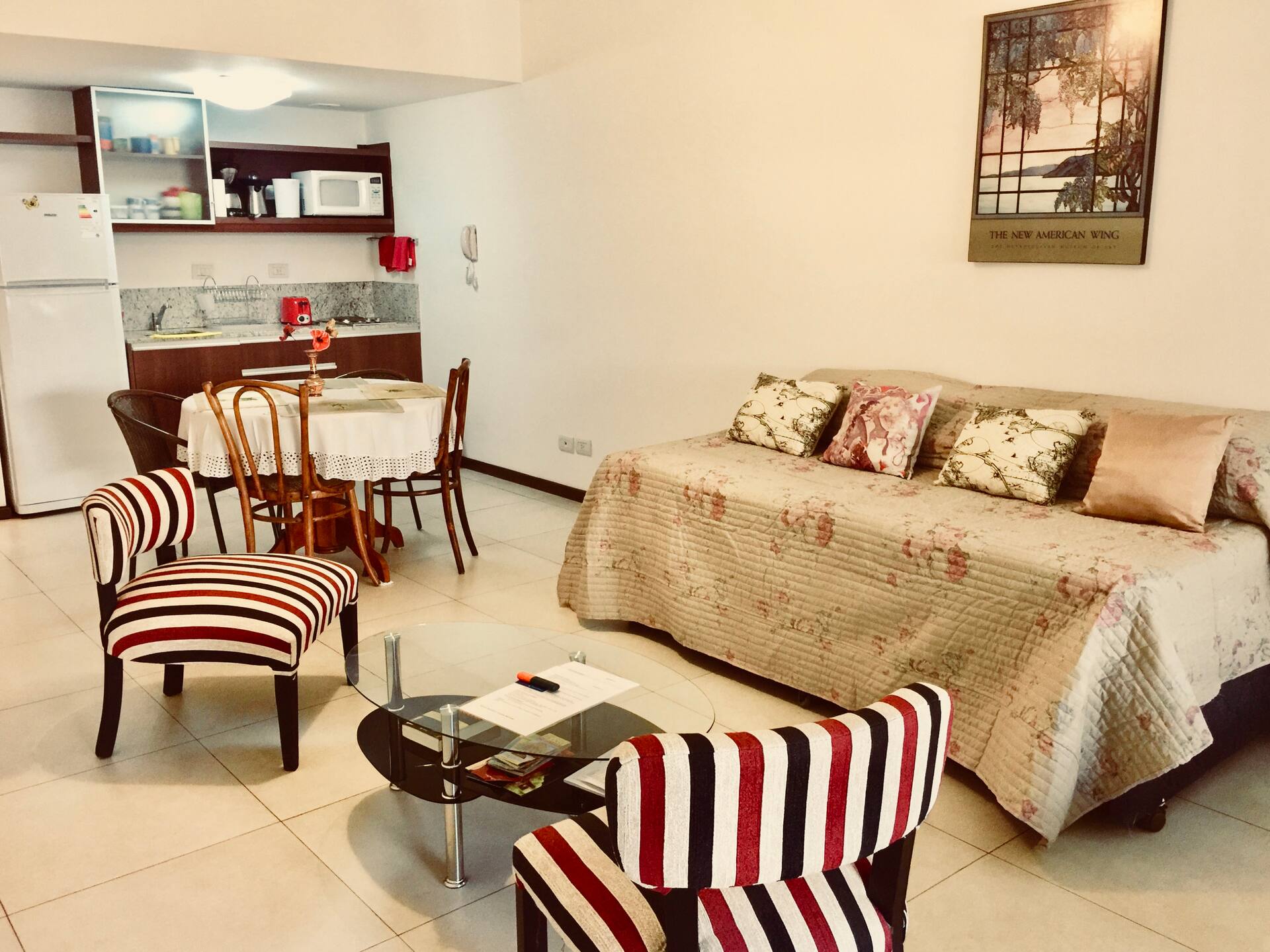 Studio apartment with balcony in Recoleta