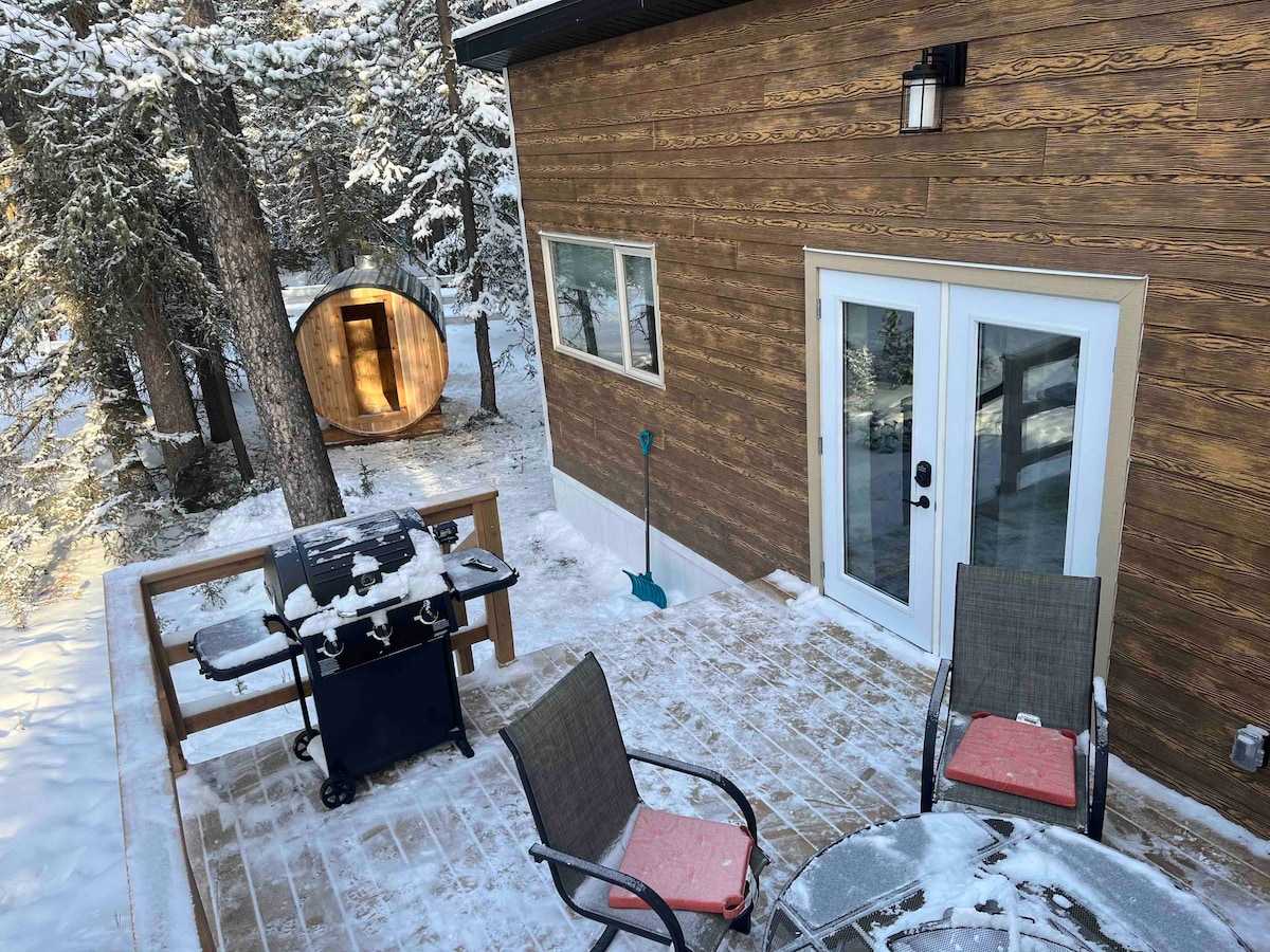 Tiny Cabin in the woods with wood burning sauna Tiny houses for Rent