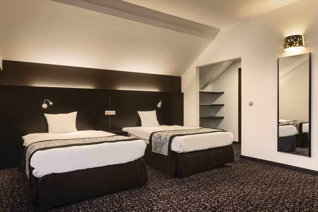 Bedroom of studio apartment