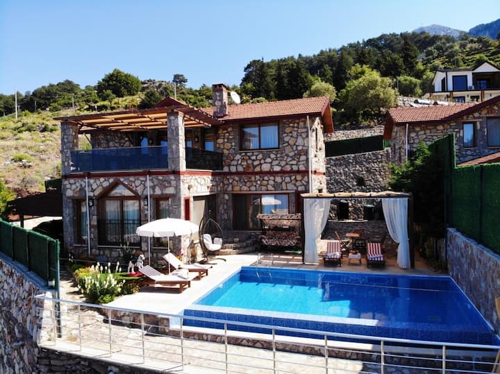 Villa Li̇va Fethiye Kelebekler Vadisi ÖLüdenizkirme - Faralya