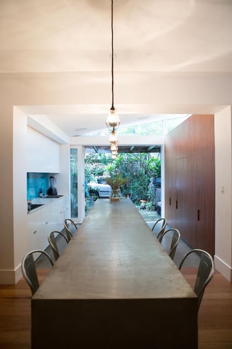 Dining table + Kitchen bench