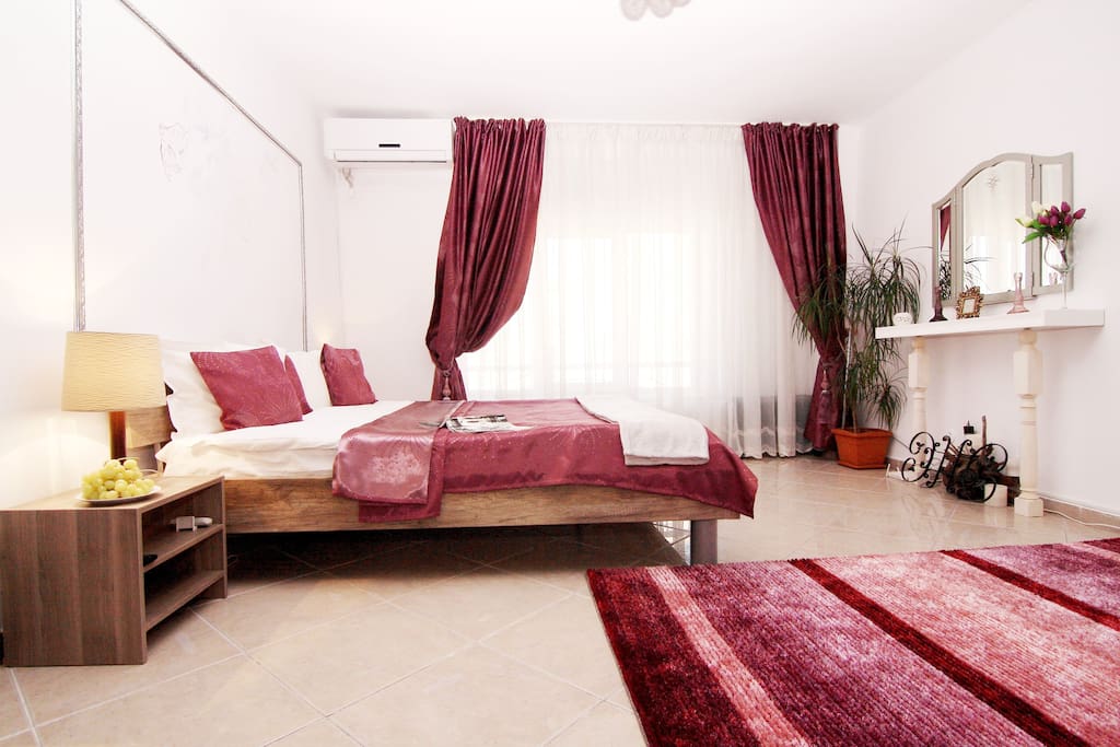 Bright bedroom.