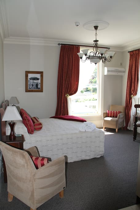 A stunning king size suite with double shower