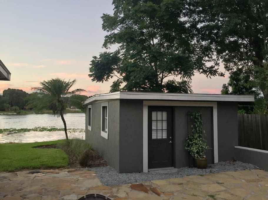 Awesome sunsets with lake views.