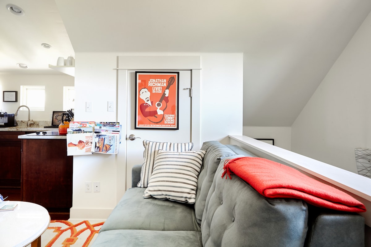 Walk to SOCO from Your Retreat with Heated Pool