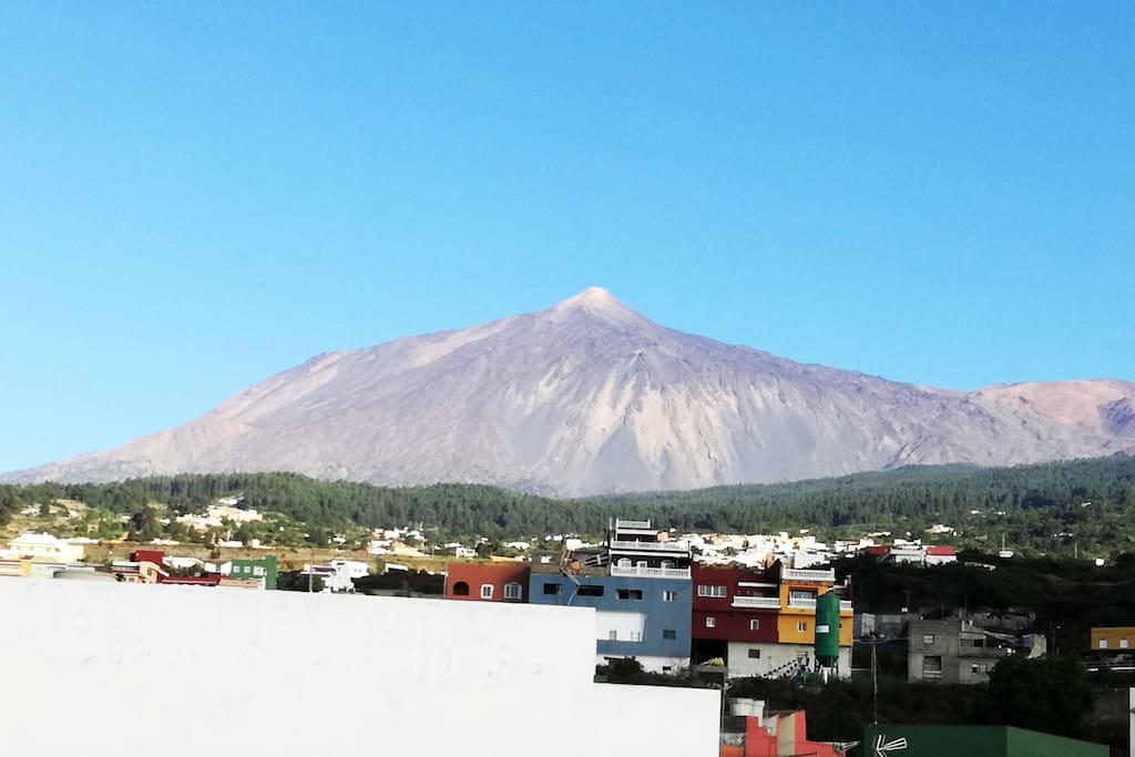 Preciosa vista al Volcán Teide
