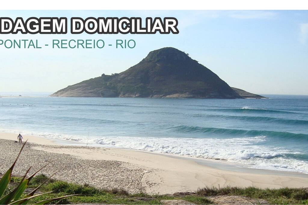 a suíte fica a apenas 80m da Praia do Pontal