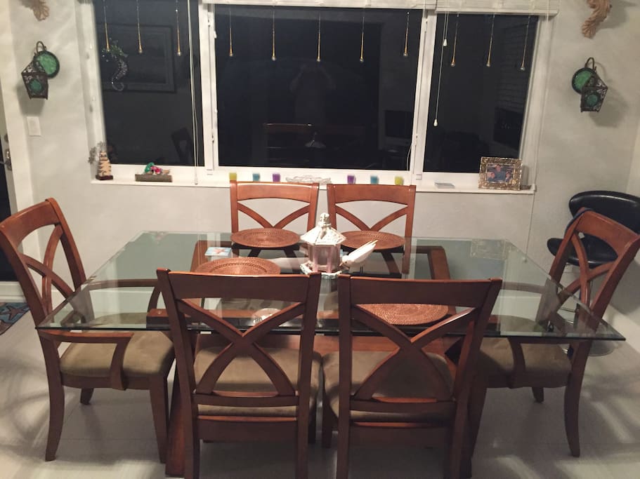 Dining area.