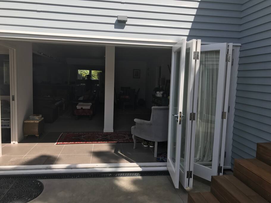 Indoor outdoor flow