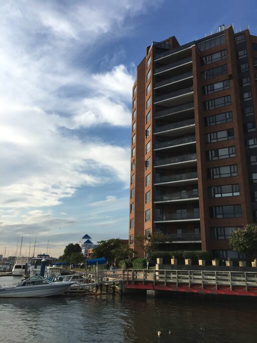 Anchorage Tower by the water