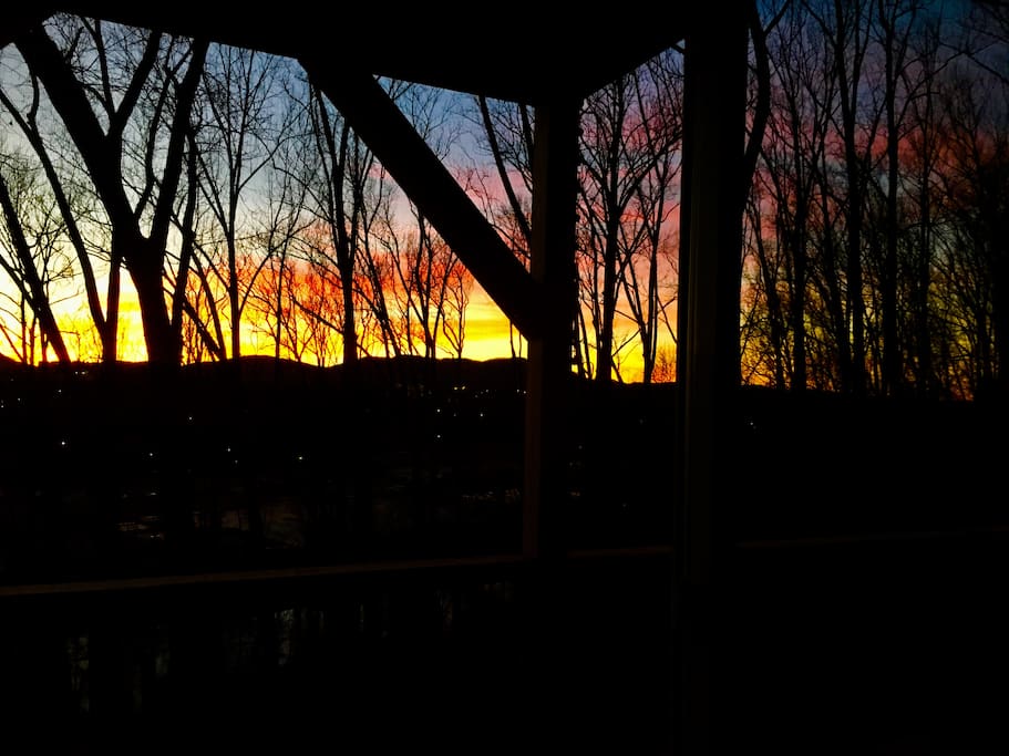 Sunrise from the Back Deck