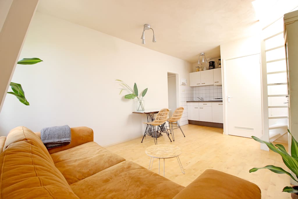 The apartment has a great atmosphere