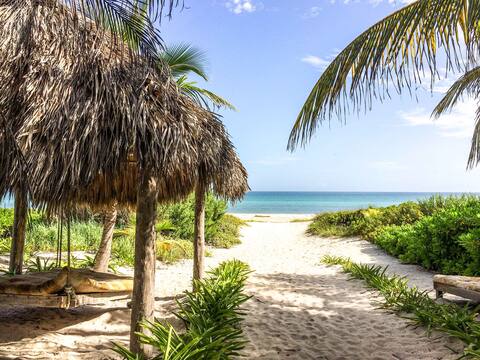 6 Bedroom Beachfront Villa with Palapa