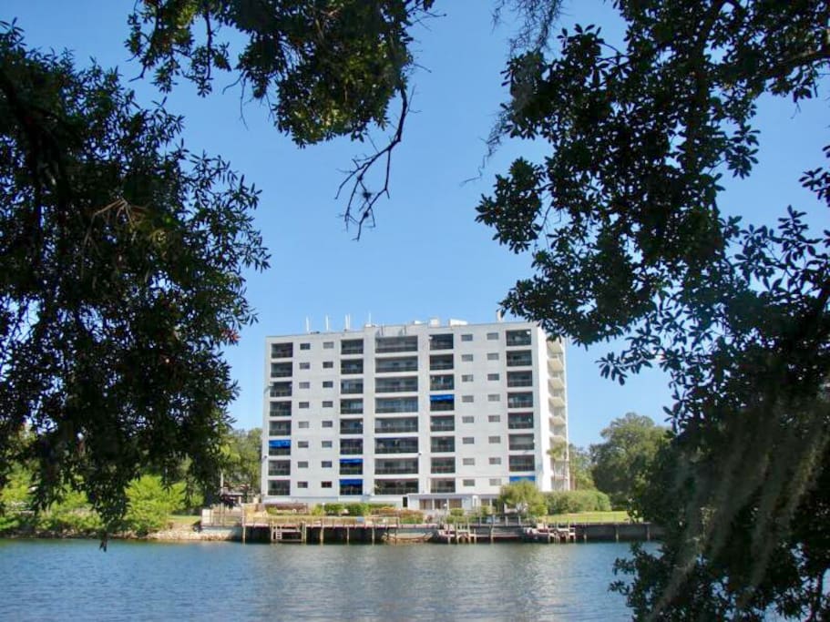 View of building from Hillsborough River