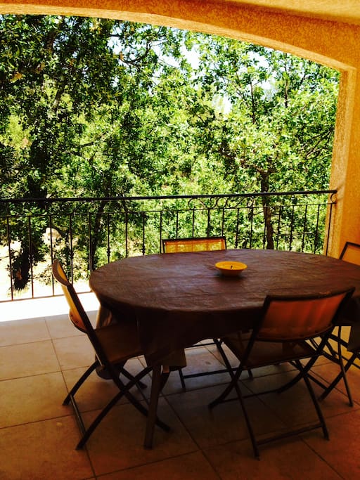 Jolie terrasse couverte