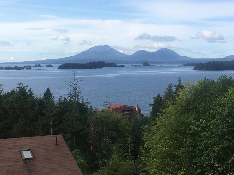 Mt. Edgecumbe, island and ocean views