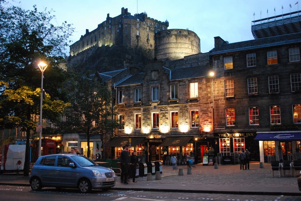 Great views to Edinburgh Castle