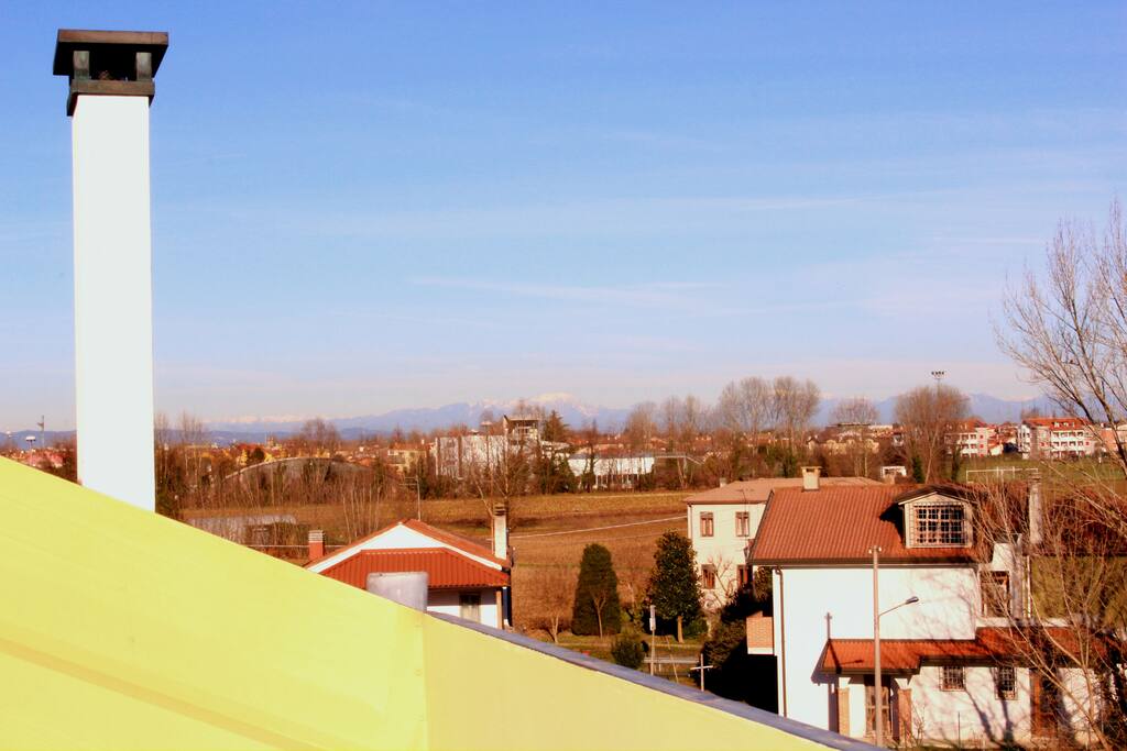 vista terrazzo colli Euganei