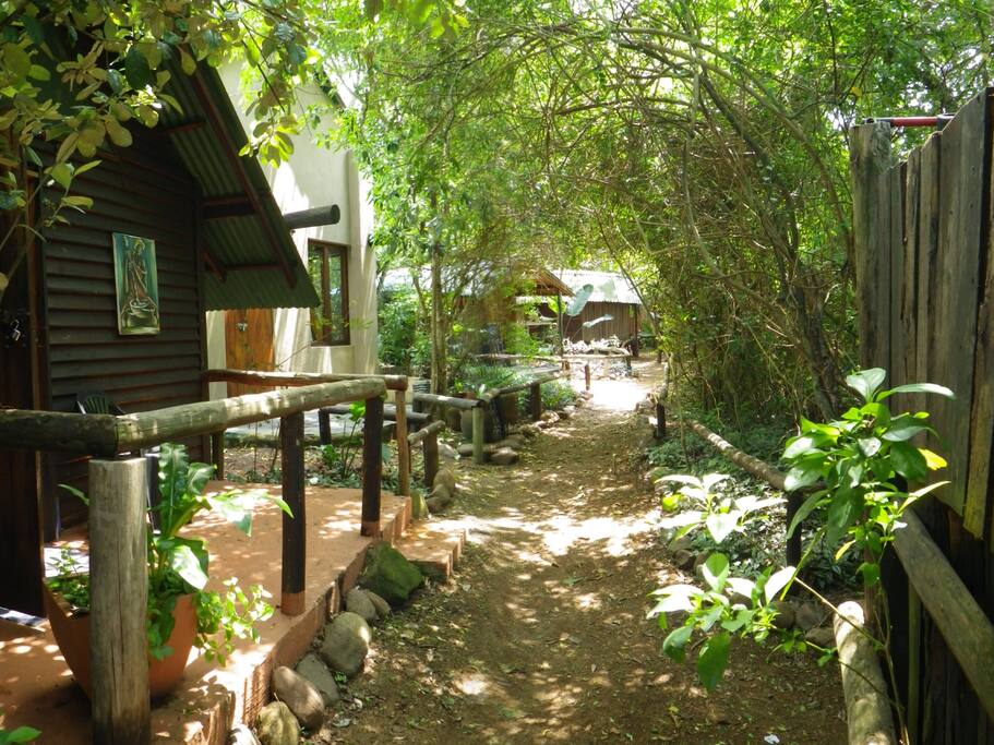 An outside view of our camp