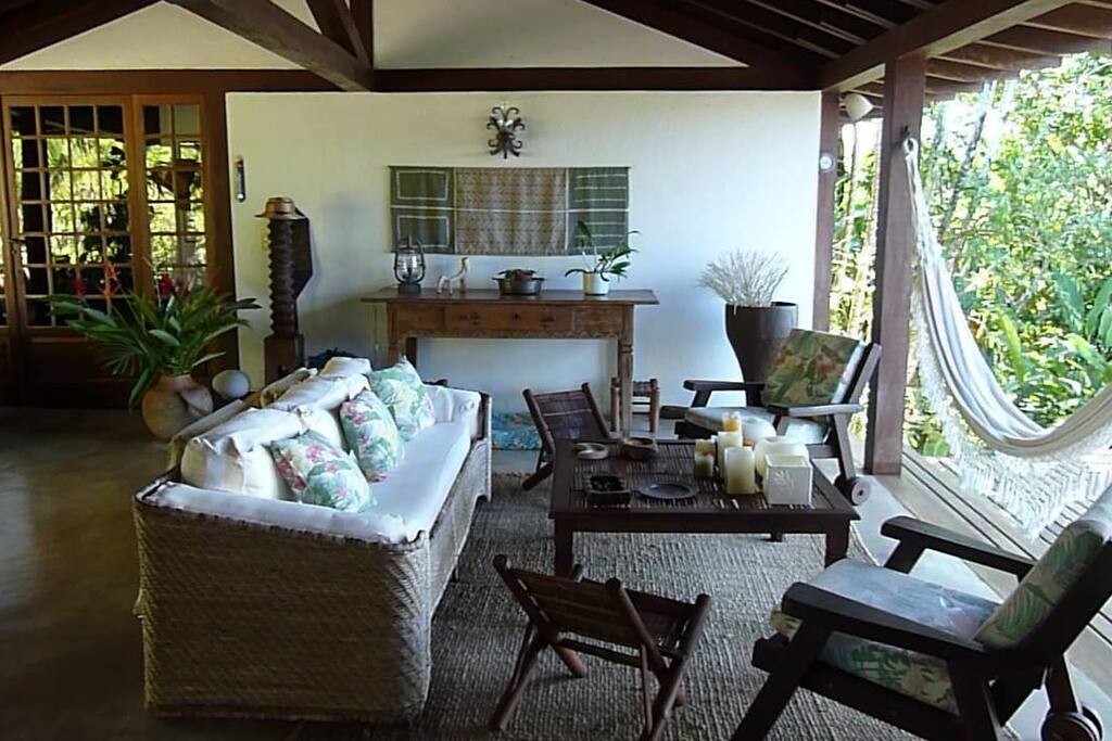 The central terrace where one spends most of the time.