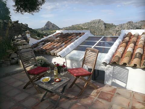 Artist's cottage with studio and view