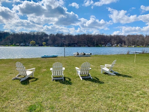 Modern SW Michigan Lakefront Home w/Fireplace ⛷