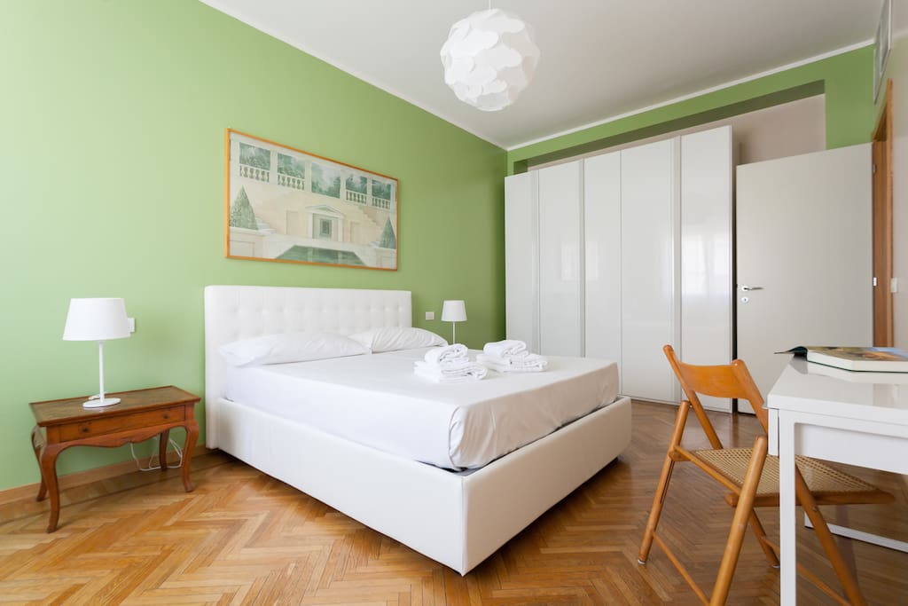 the bedroom