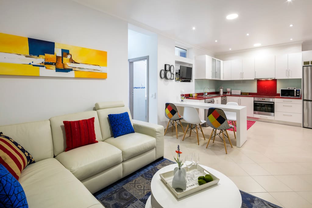 View of lounge through to kitchen