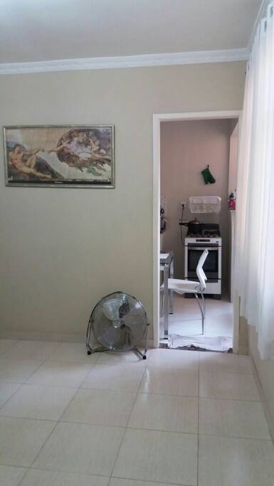 sala para cozinha
